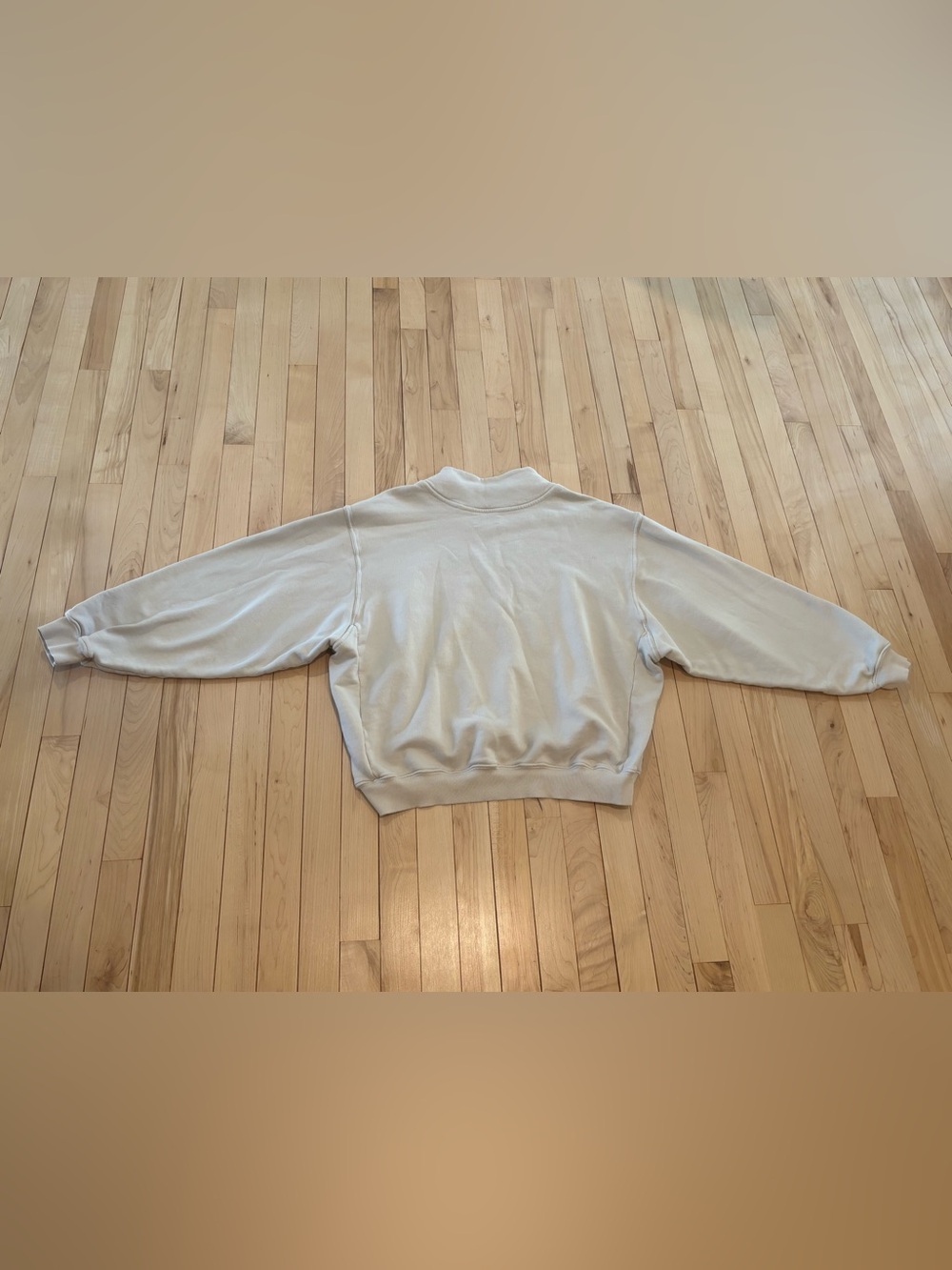Joah Brown Oversized Turtleneck Sweatshirt Sahara French Terry Small Medium - Picture 7 of 9
